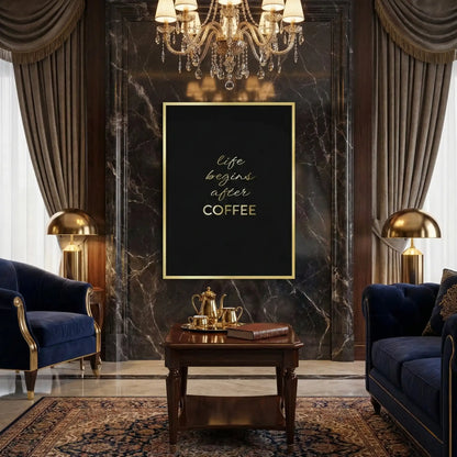 Life Begins After Coffee - Fine Art