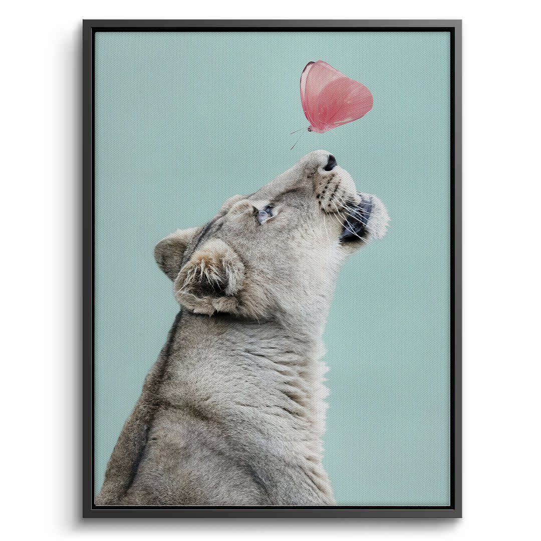 2Lion Cub Butterfly - Canvas