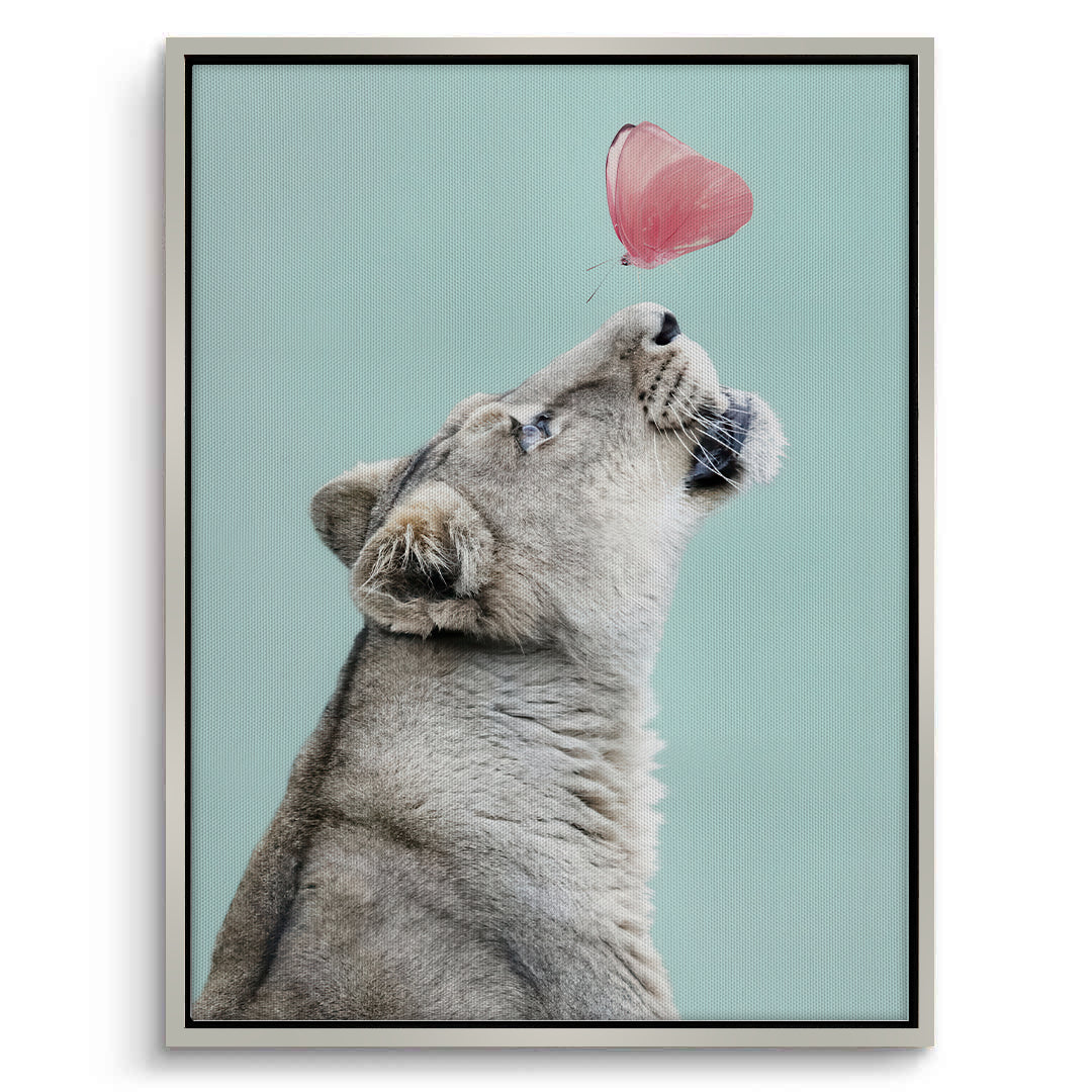 2Lion Cub Butterfly - Canvas