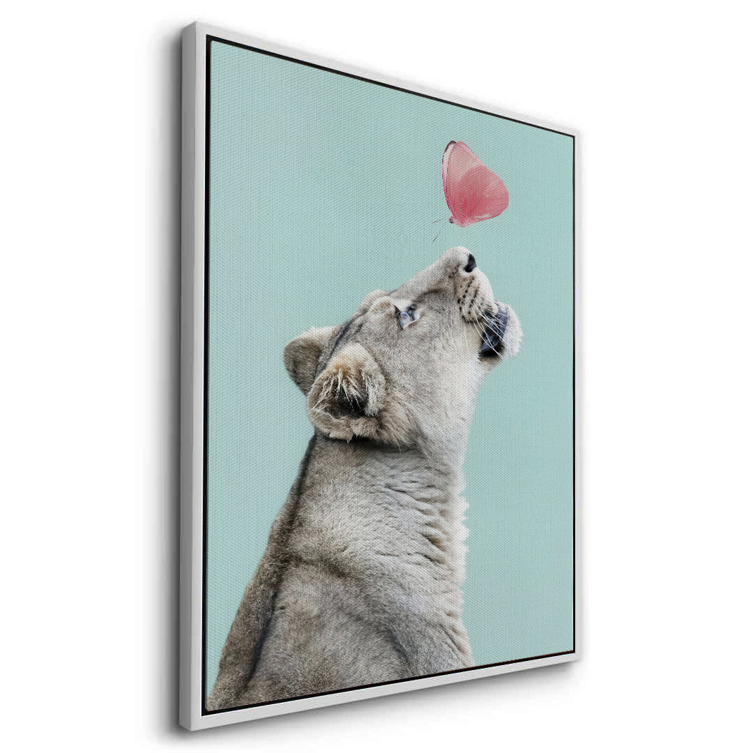 2Lion Cub Butterfly - Canvas