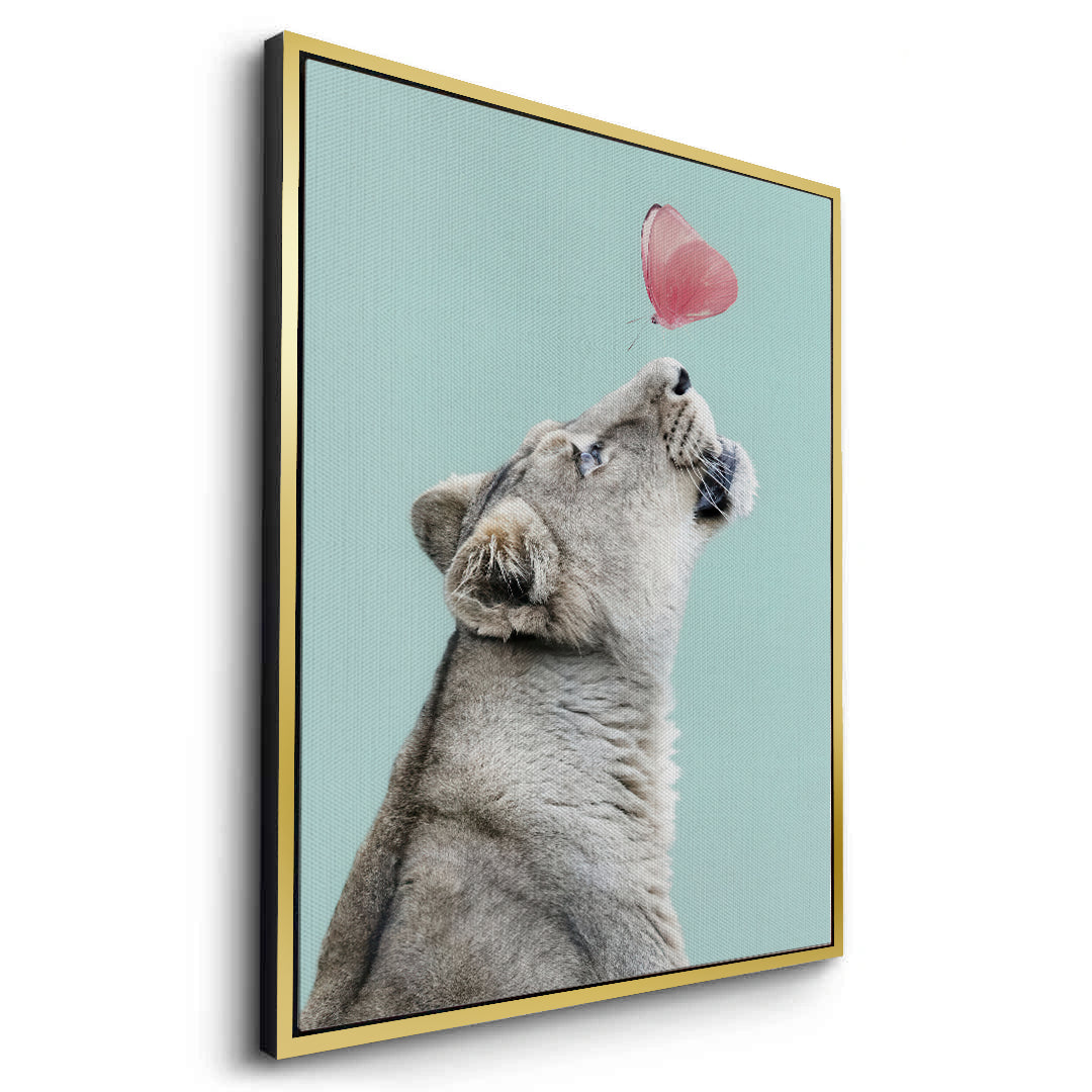 2Lion Cub Butterfly - Canvas