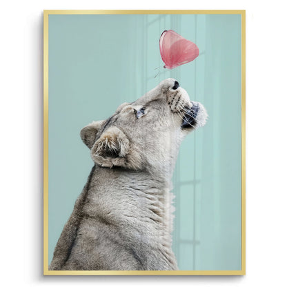 Lion Cub Butterfly - Fine Art
