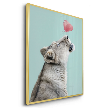 Lion Cub Butterfly - Fine Art