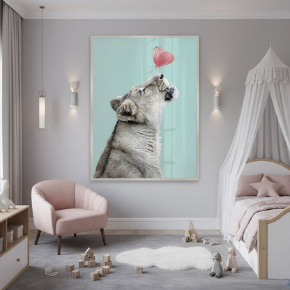 Lion Cub Butterfly - Fine Art