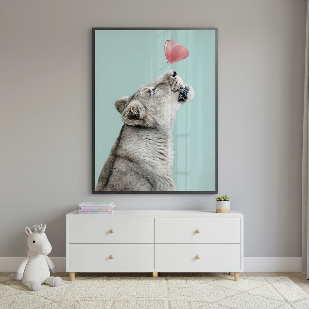 2Lion Cub Butterfly - Fine Art