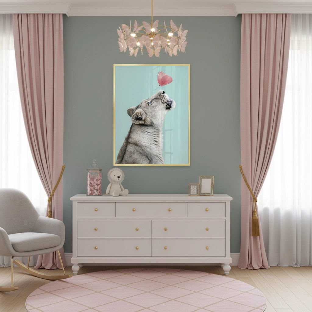 2Lion Cub Butterfly - Fine Art