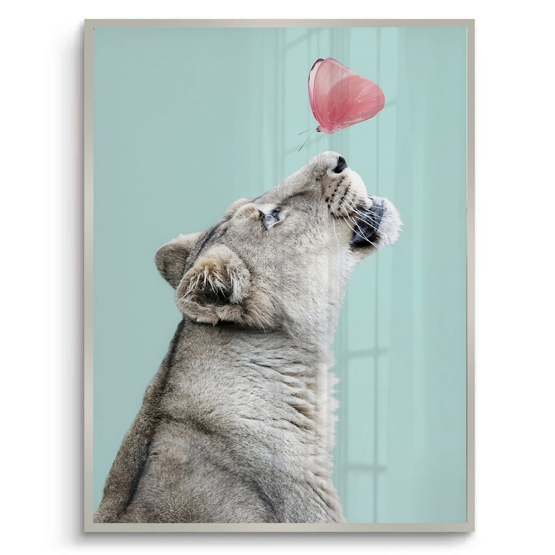 2Lion Cub Butterfly - Fine Art