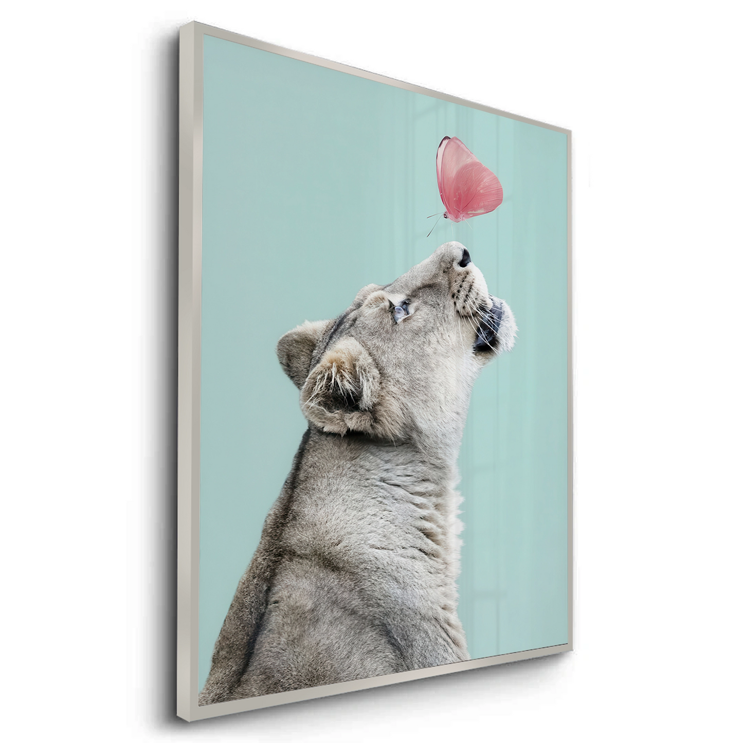 2Lion Cub Butterfly - Fine Art