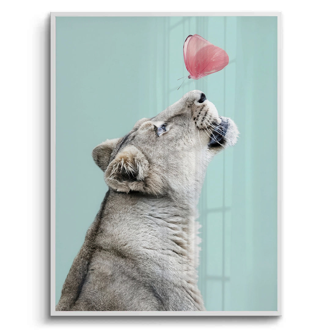 2Lion Cub Butterfly - Fine Art