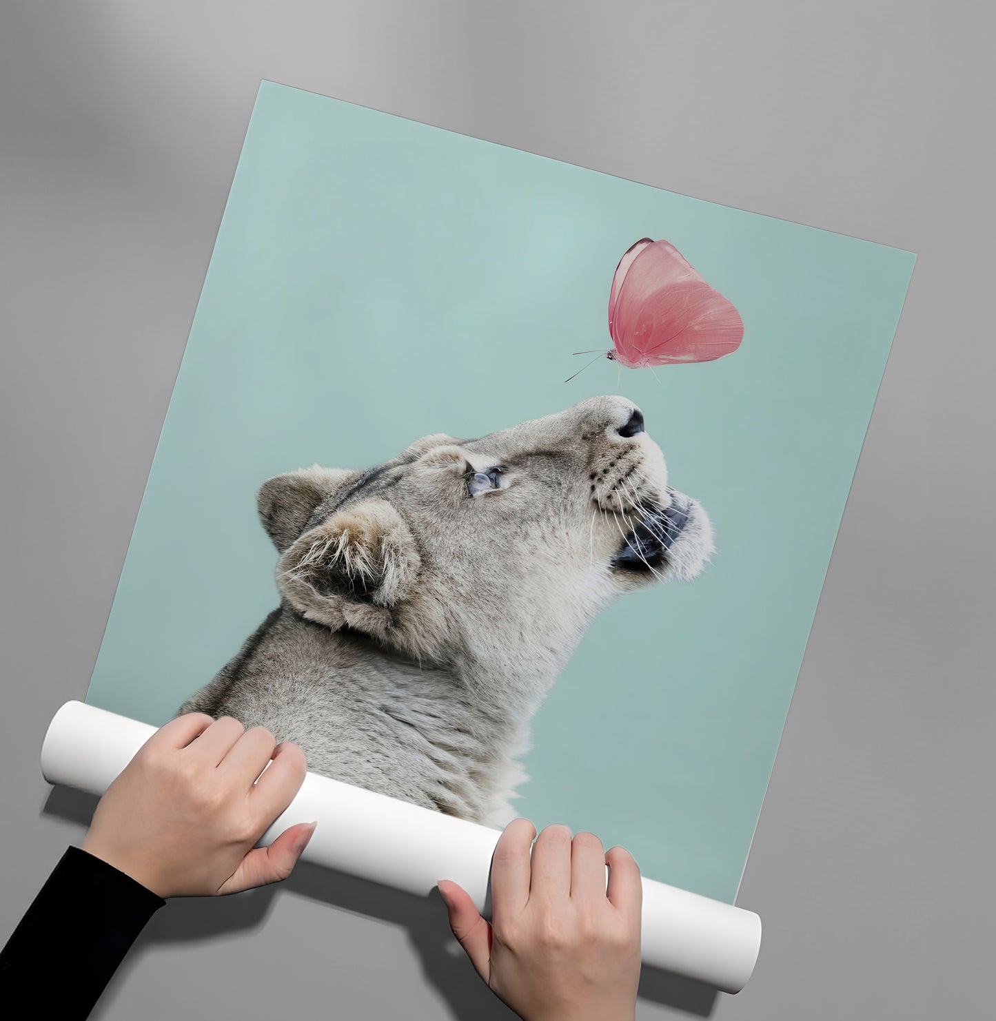 2Lion Cub Butterfly - Poster