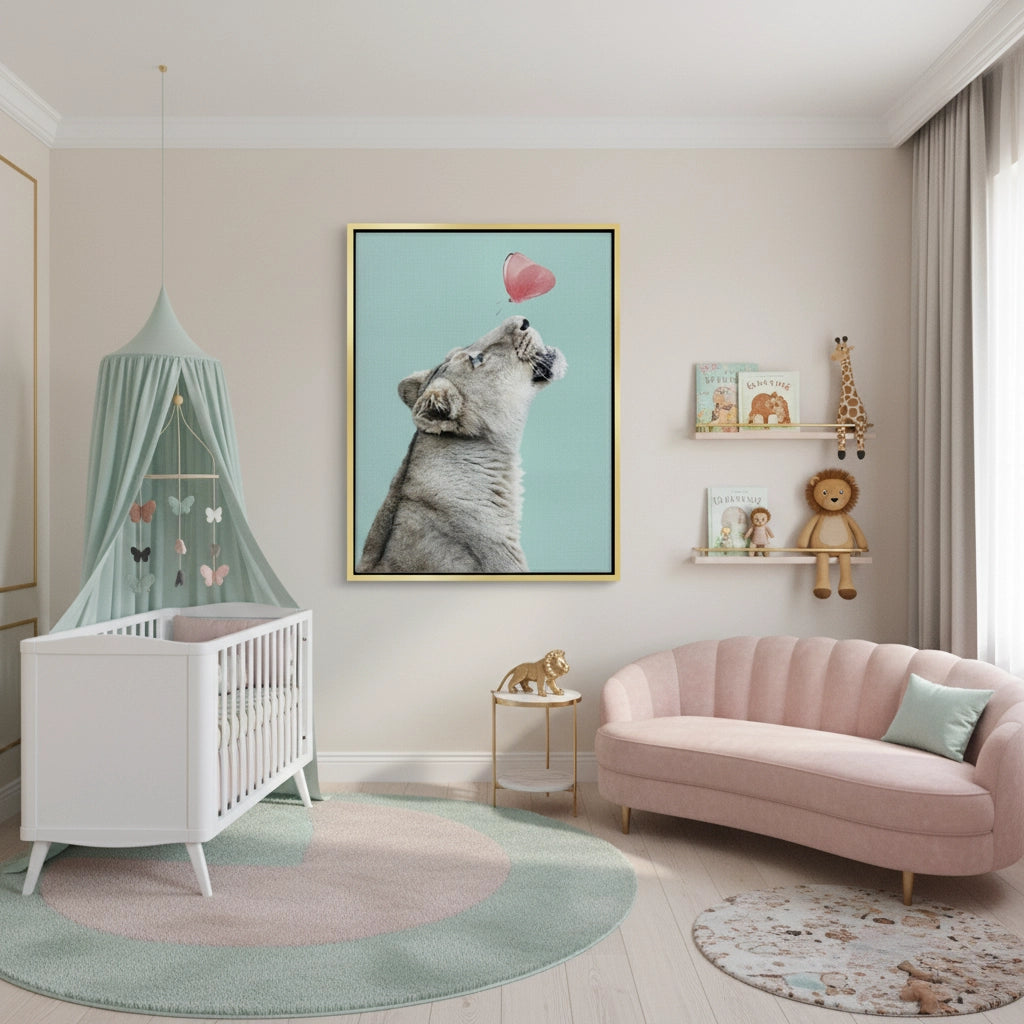 2Lion Cub Butterfly - Canvas