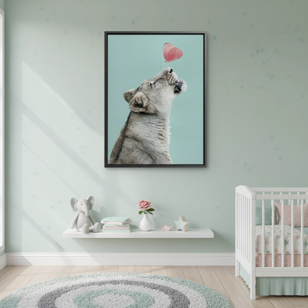2Lion Cub Butterfly - Canvas