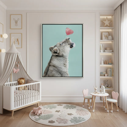 Lion Cub Butterfly - Canvas