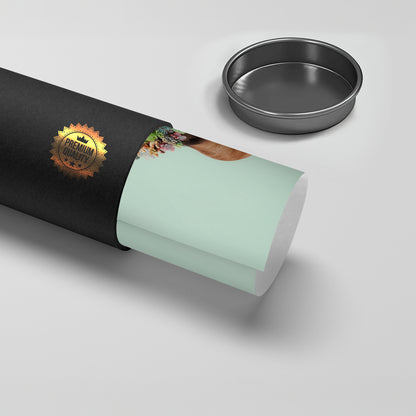 Lion with Succulent - Poster