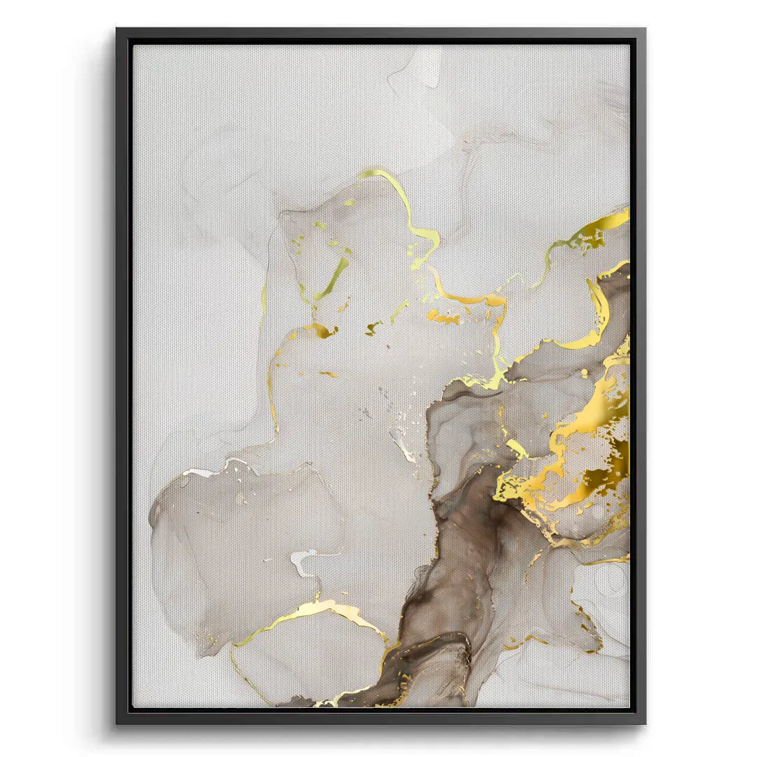 Liquid Gold Diptych Set of 2 - Canvas - Jasmineart.ae