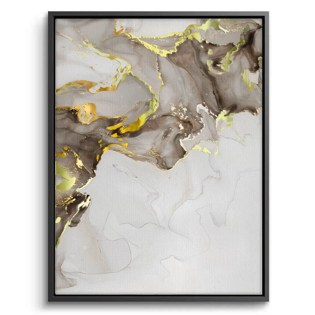 2Liquid Gold Diptych Set of 2 - Canvas