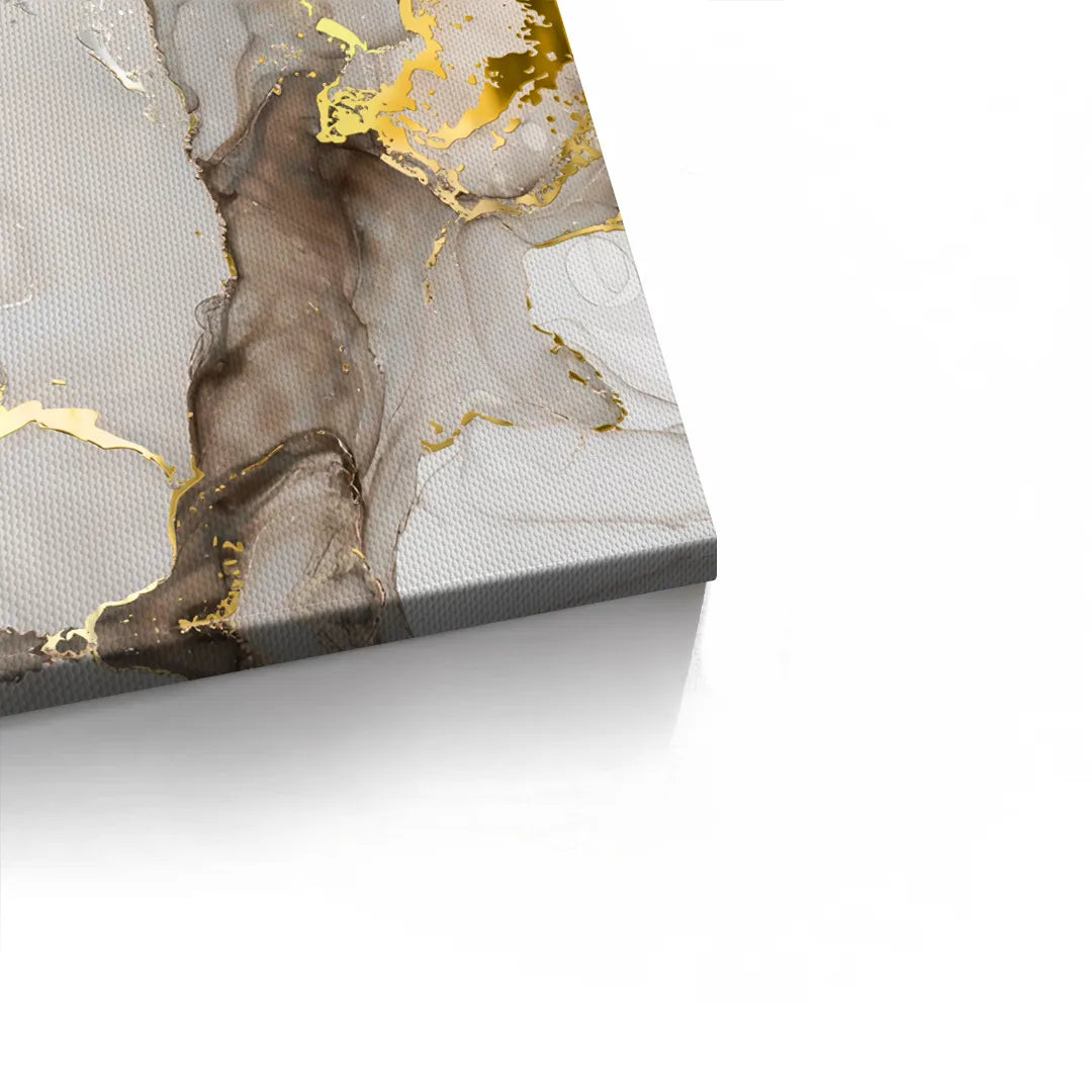2Liquid Gold Diptych Set of 2 - Canvas