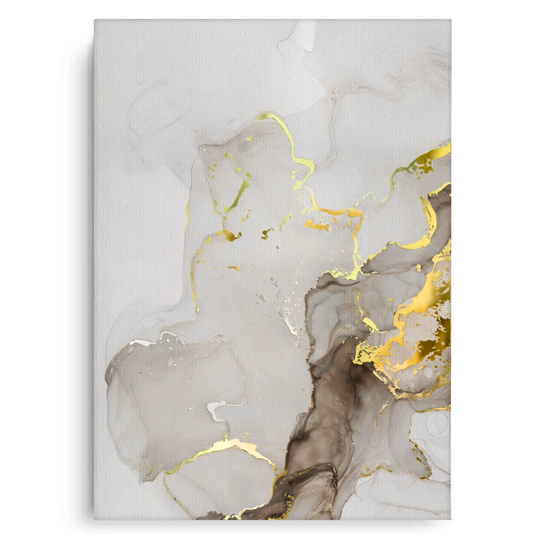 Liquid Gold Diptych Set of 2 - Canvas - Jasmineart.ae