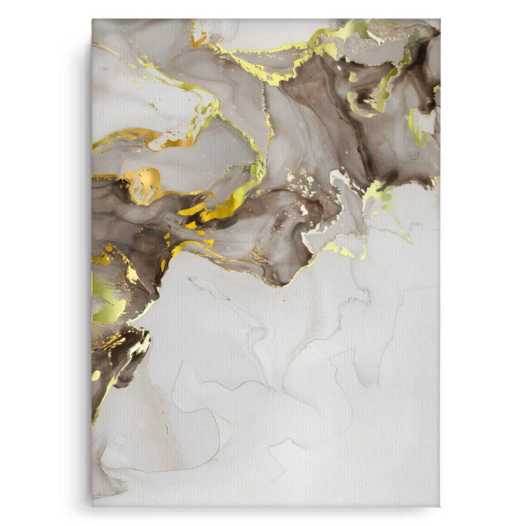 Liquid Gold Diptych Set of 2 - Canvas - Jasmineart.ae