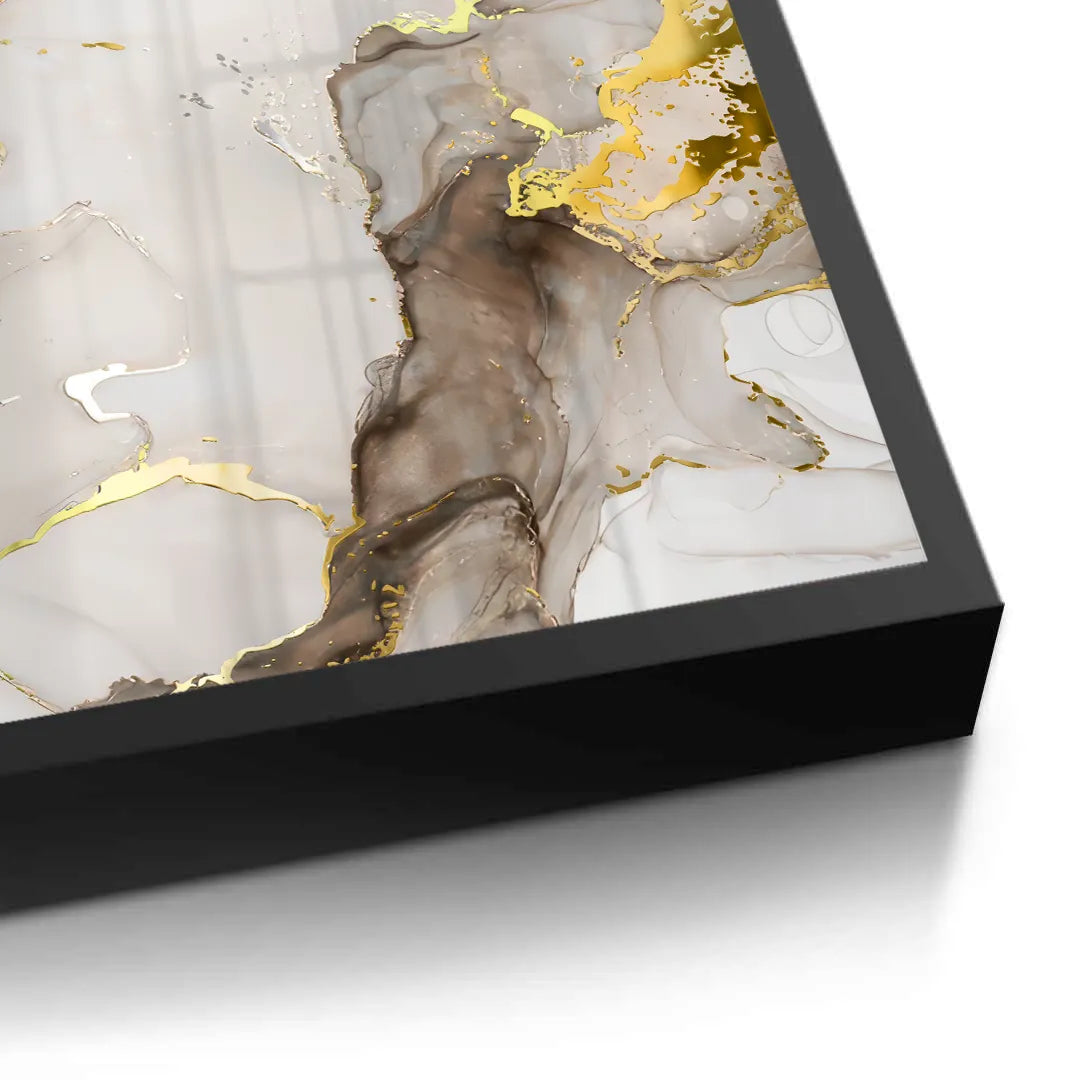 Liquid Gold Diptych Set of 2 - Fine Art - Jasmineart.ae