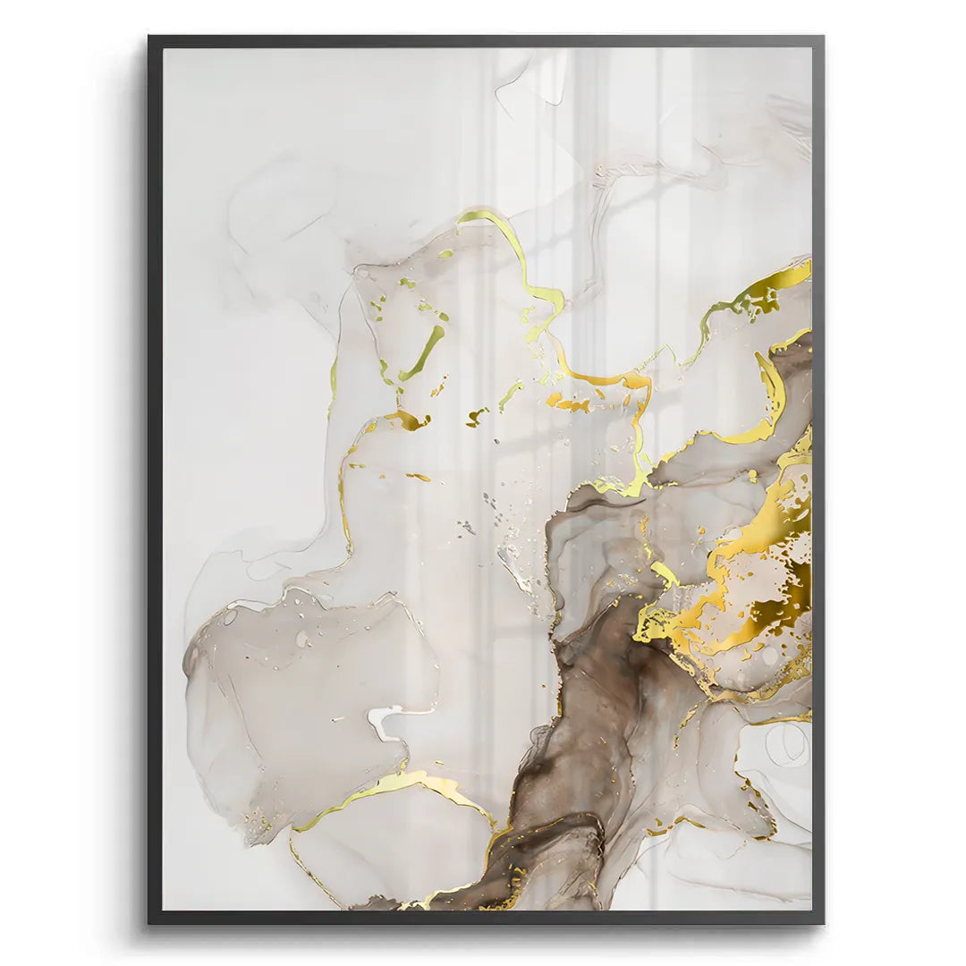 Liquid Gold Diptych Set of 2 - Fine Art - Jasmineart.ae