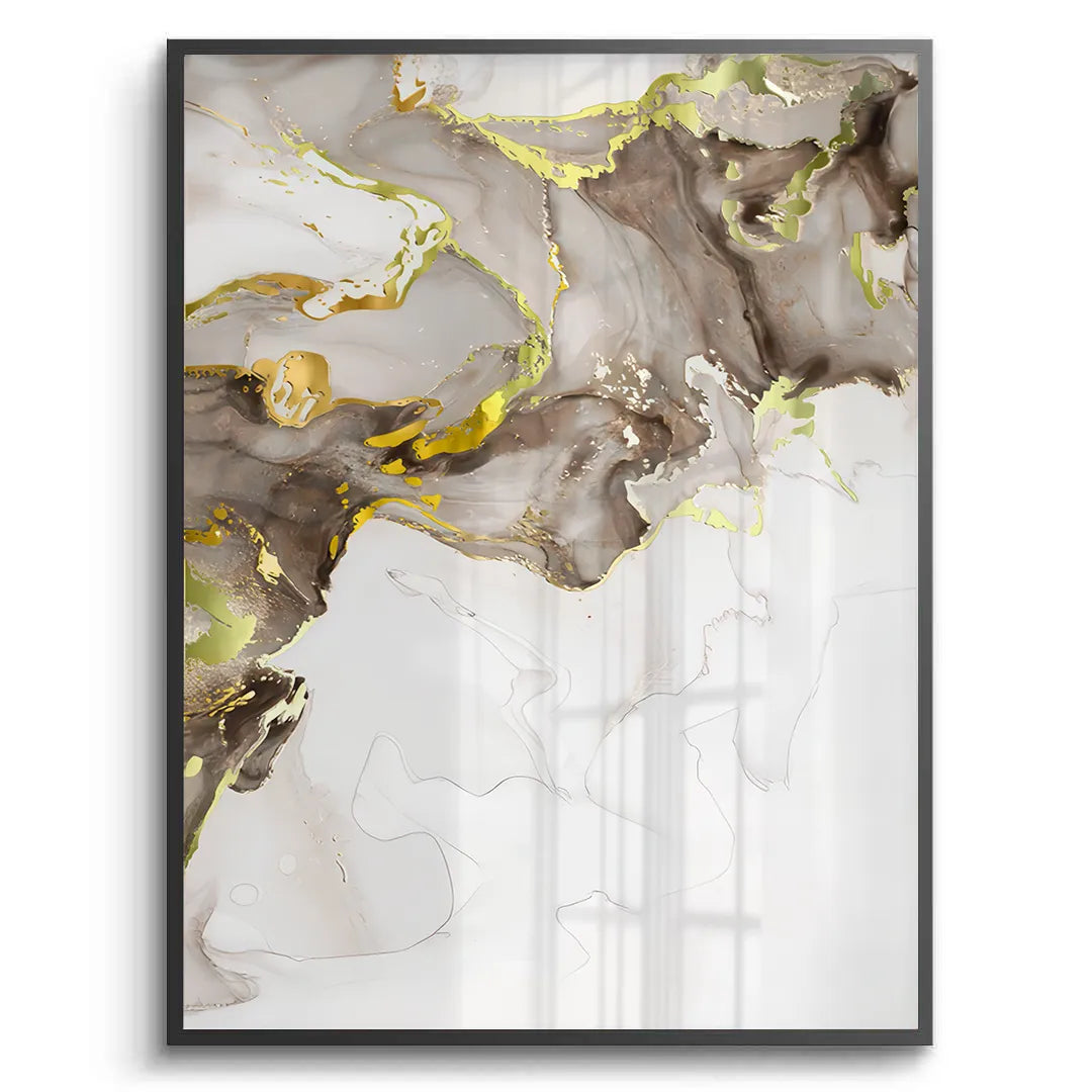 Liquid Gold Diptych Set of 2 - Fine Art - Jasmineart.ae