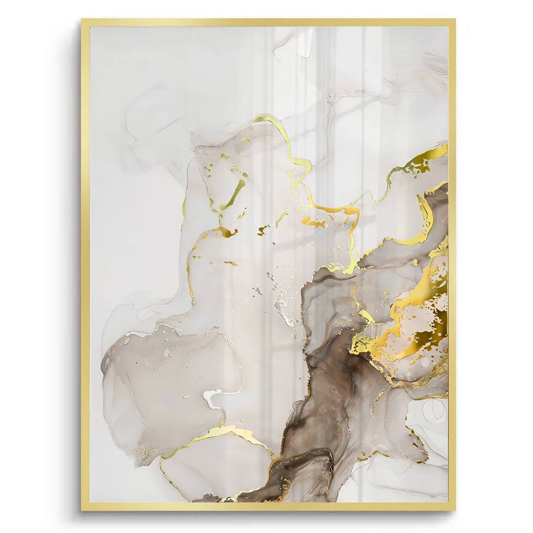 Liquid Gold Diptych Set of 2 - Fine Art - Jasmineart.ae