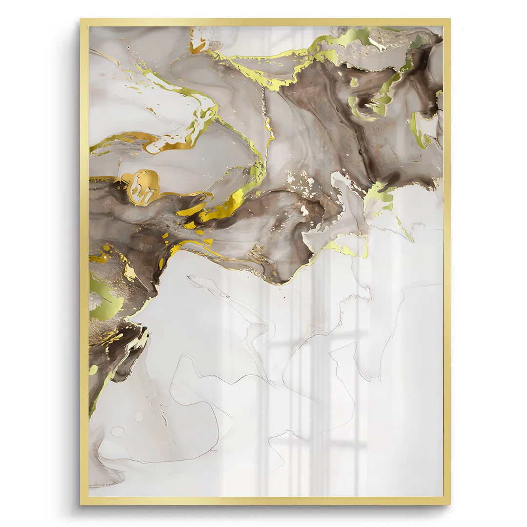 Liquid Gold Diptych Set of 2 - Fine Art - Jasmineart.ae
