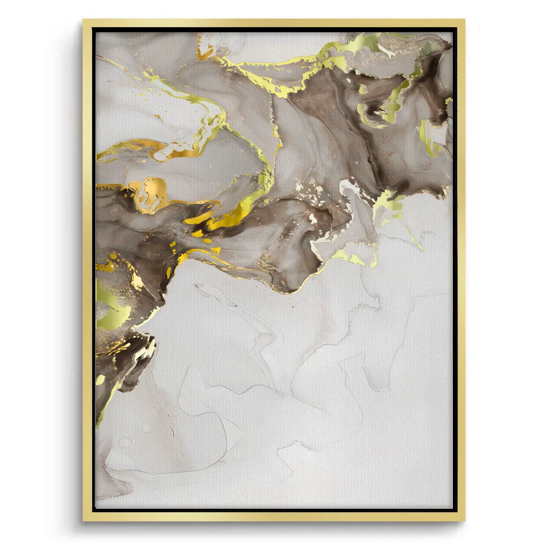 2Liquid Gold Diptych Set of 2 - Canvas