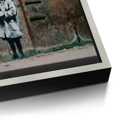 Little Girl with Flower - Canvas