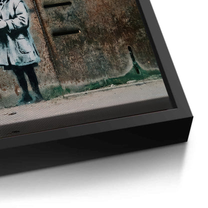 Little Girl with Flower - Canvas