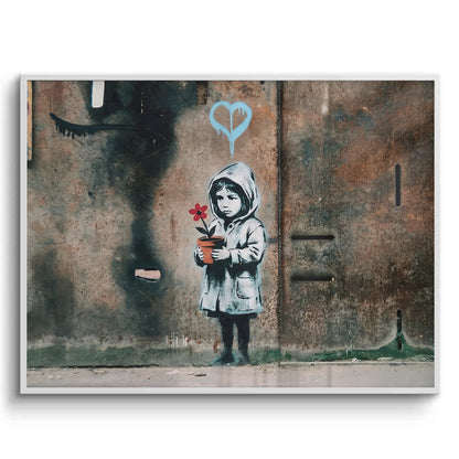 Little Girl with Flower - Fine Art