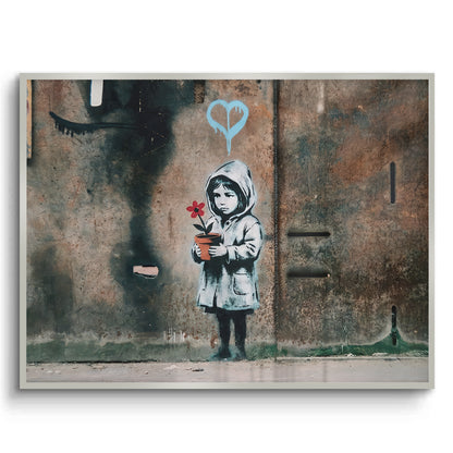 Little Girl with Flower - Fine Art