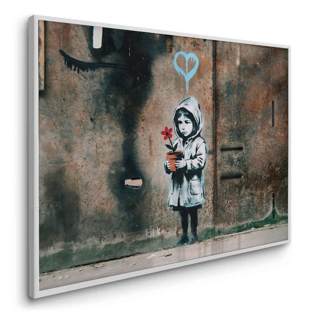 2Little Girl with Flower - Fine Art