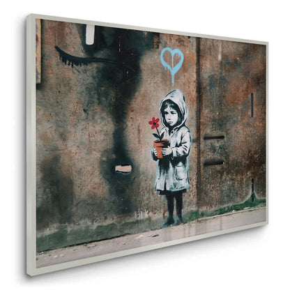 Little Girl with Flower - Fine Art