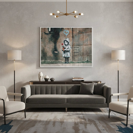 Little Girl with Flower - Fine Art