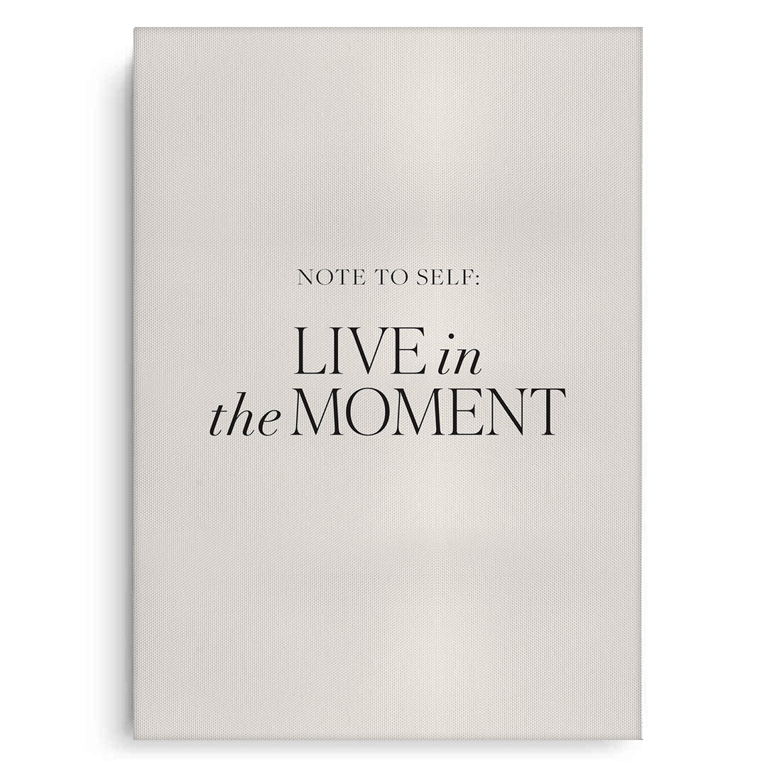 2Live In The Moment - Canvas