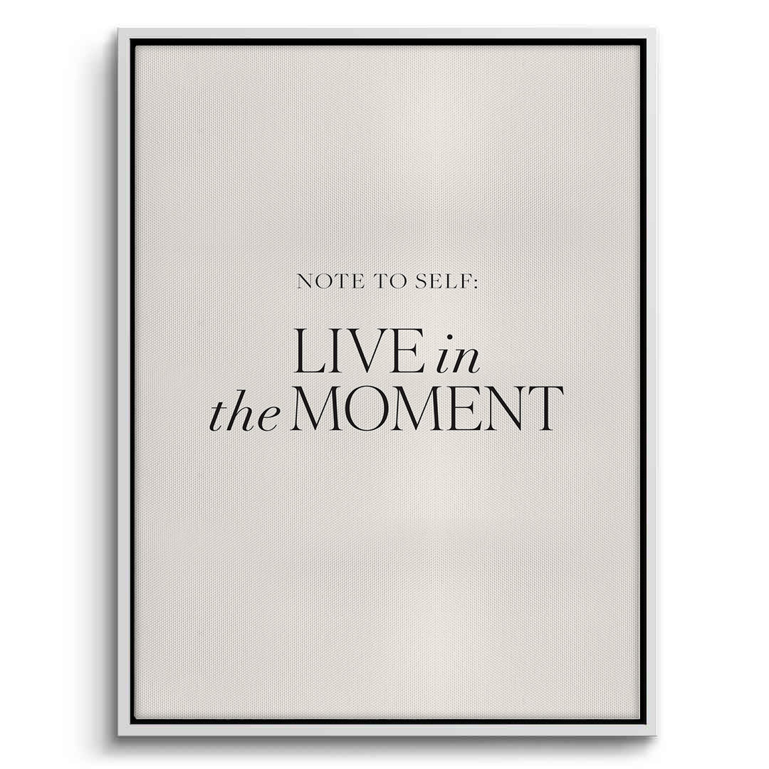 2Live In The Moment - Canvas