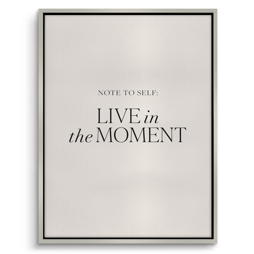 2Live In The Moment - Canvas