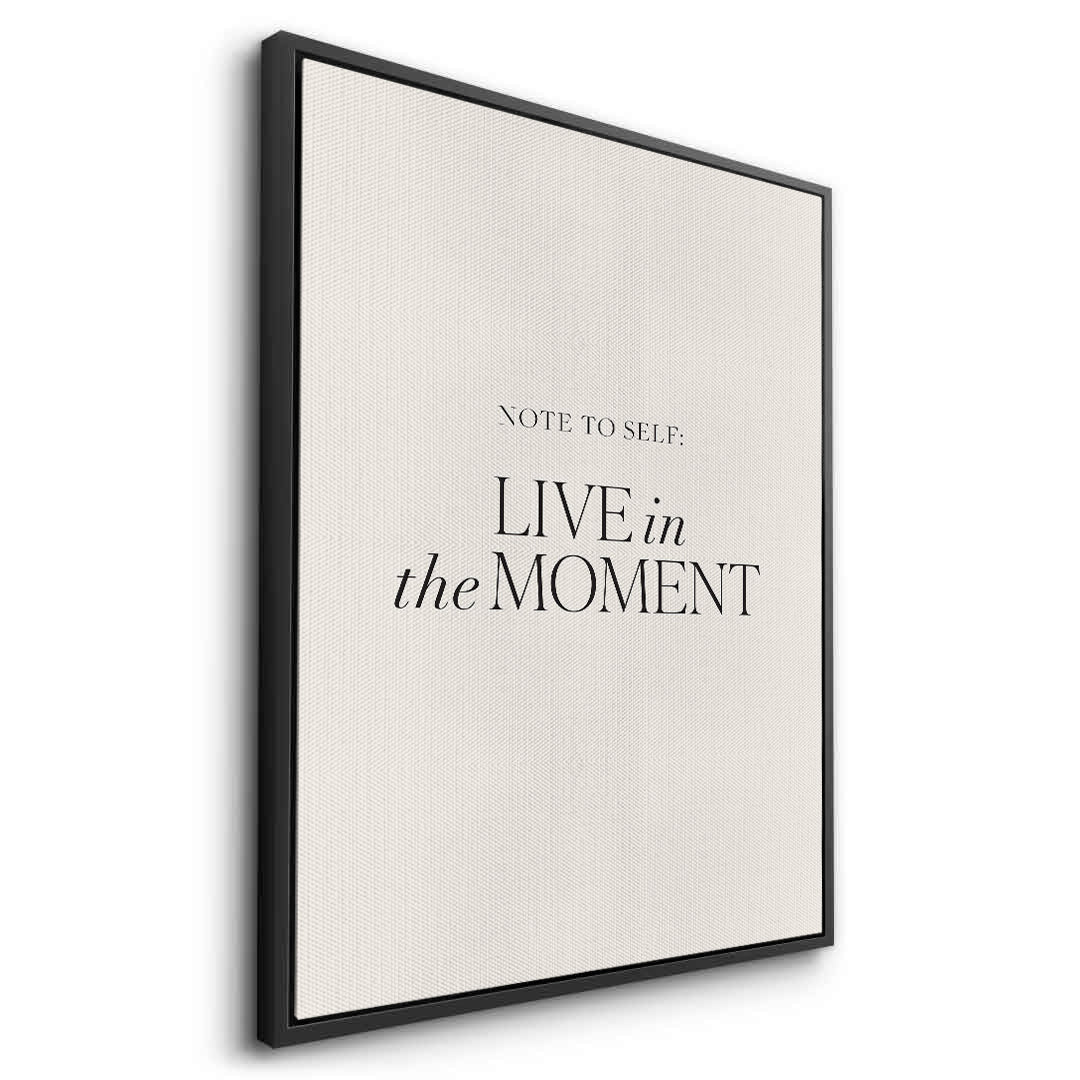 2Live In The Moment - Canvas