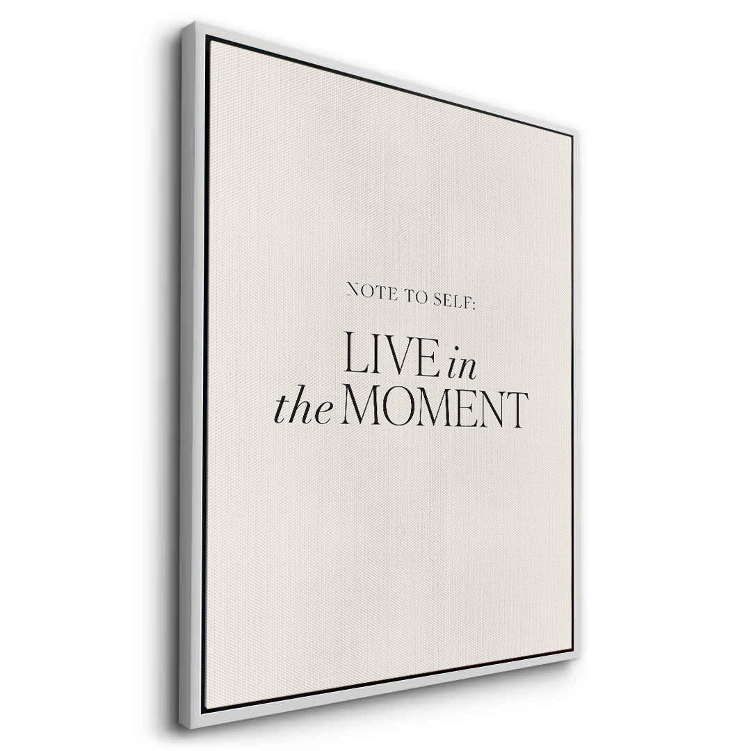 2Live In The Moment - Canvas