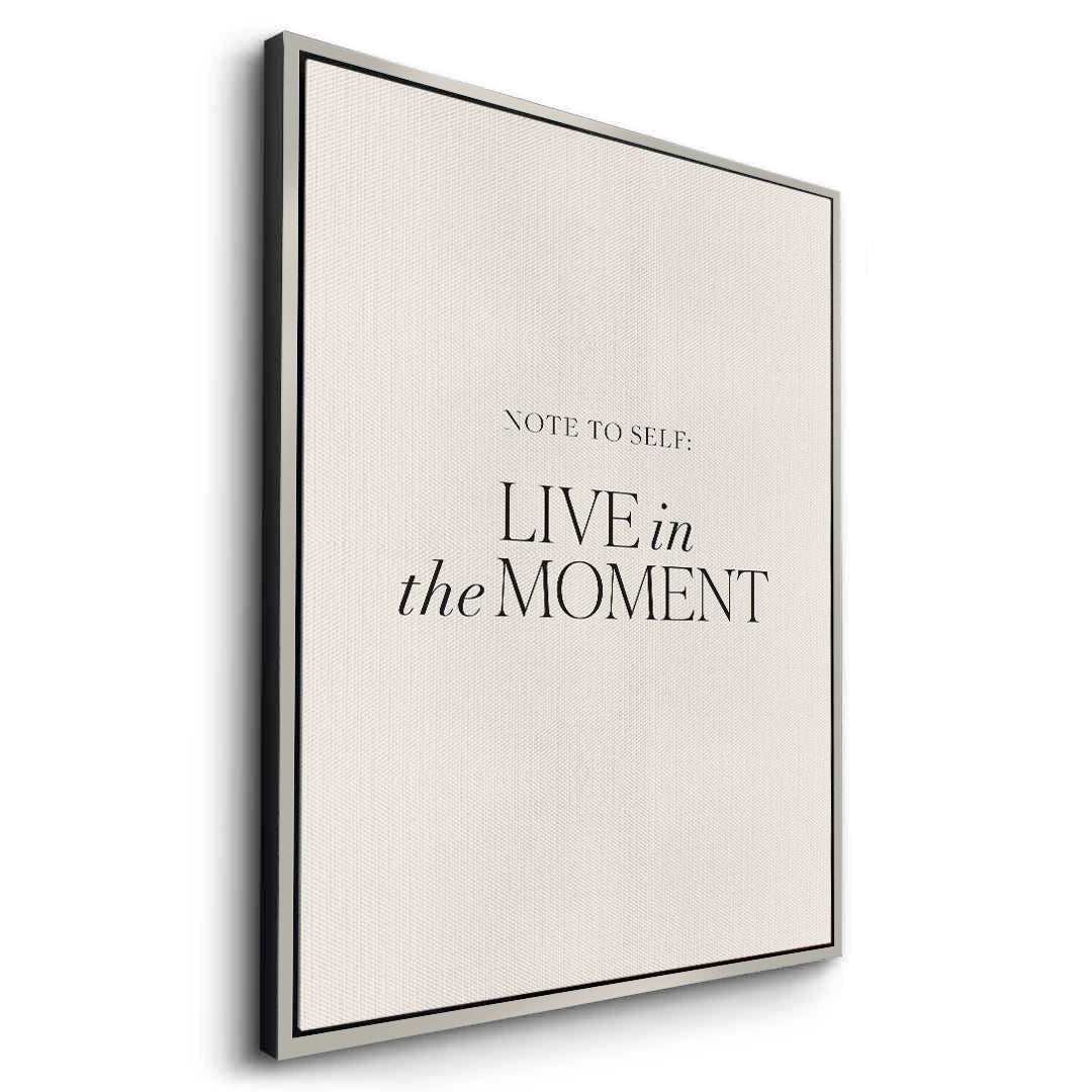 2Live In The Moment - Canvas