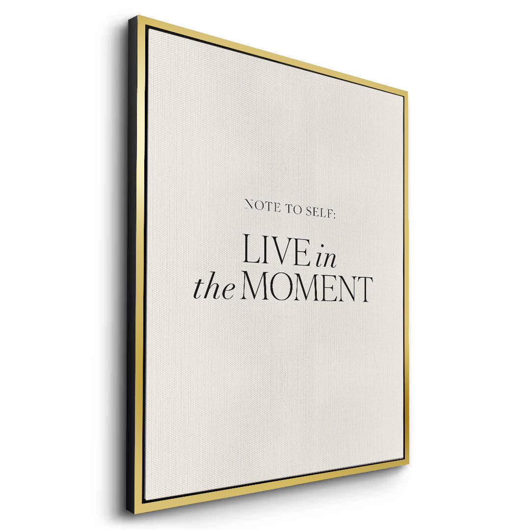 2Live In The Moment - Canvas
