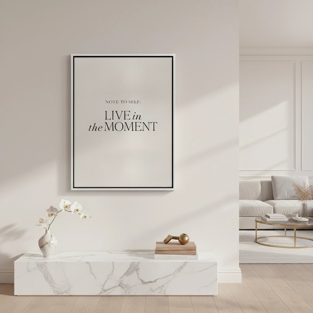 2Live In The Moment - Canvas