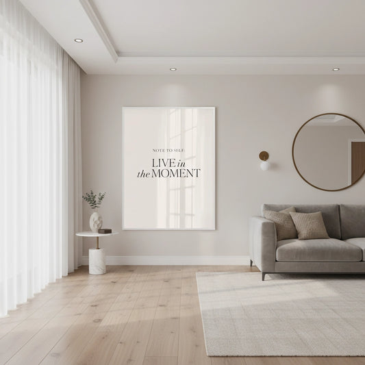 Live In The Moment - Fine Art