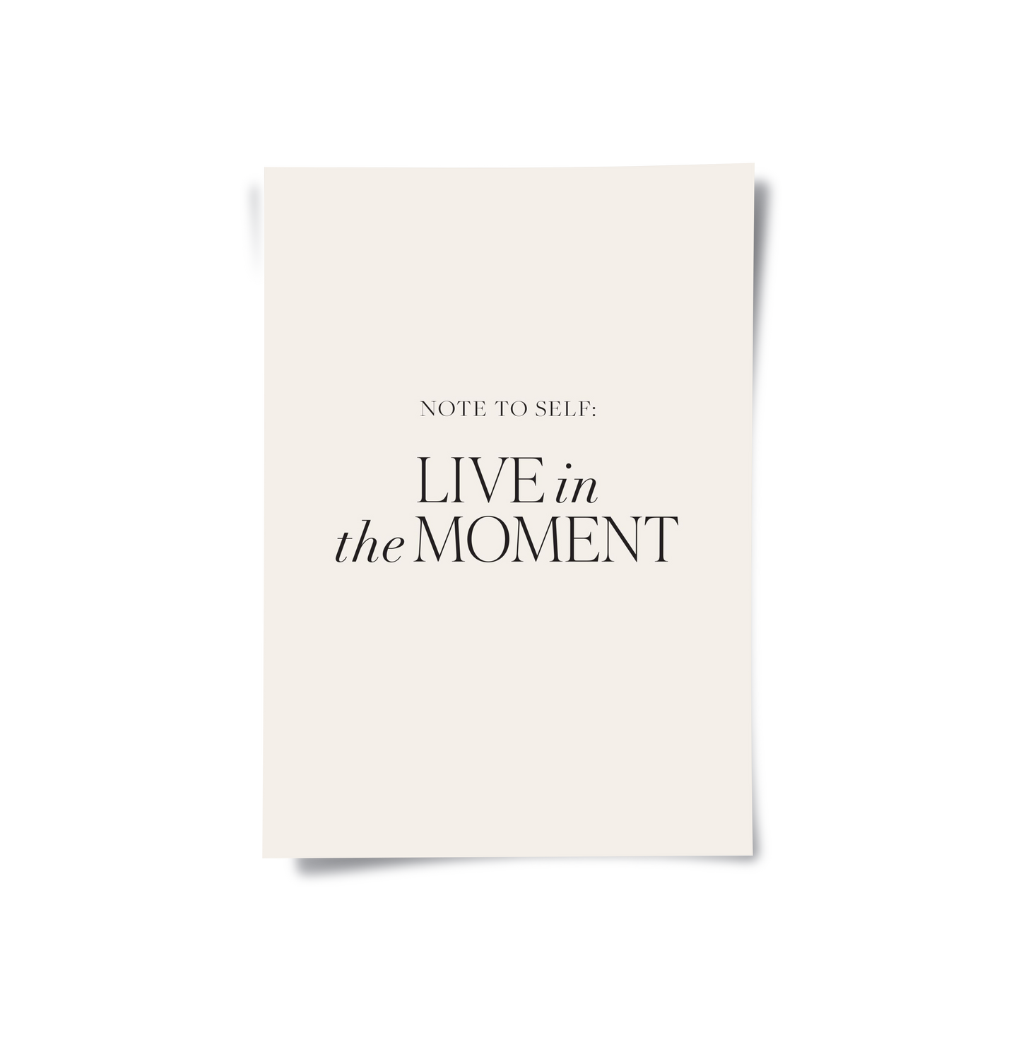 2Live In The Moment - Poster