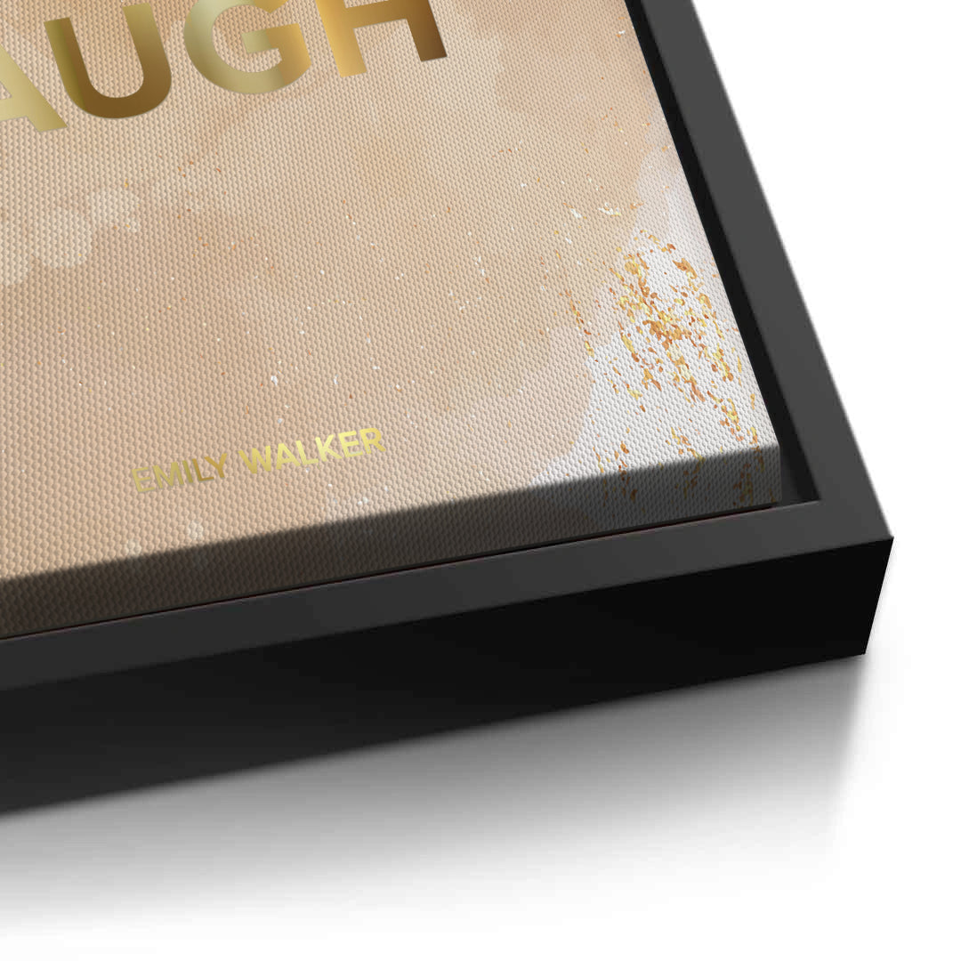 2Live Love Laugh - Canvas