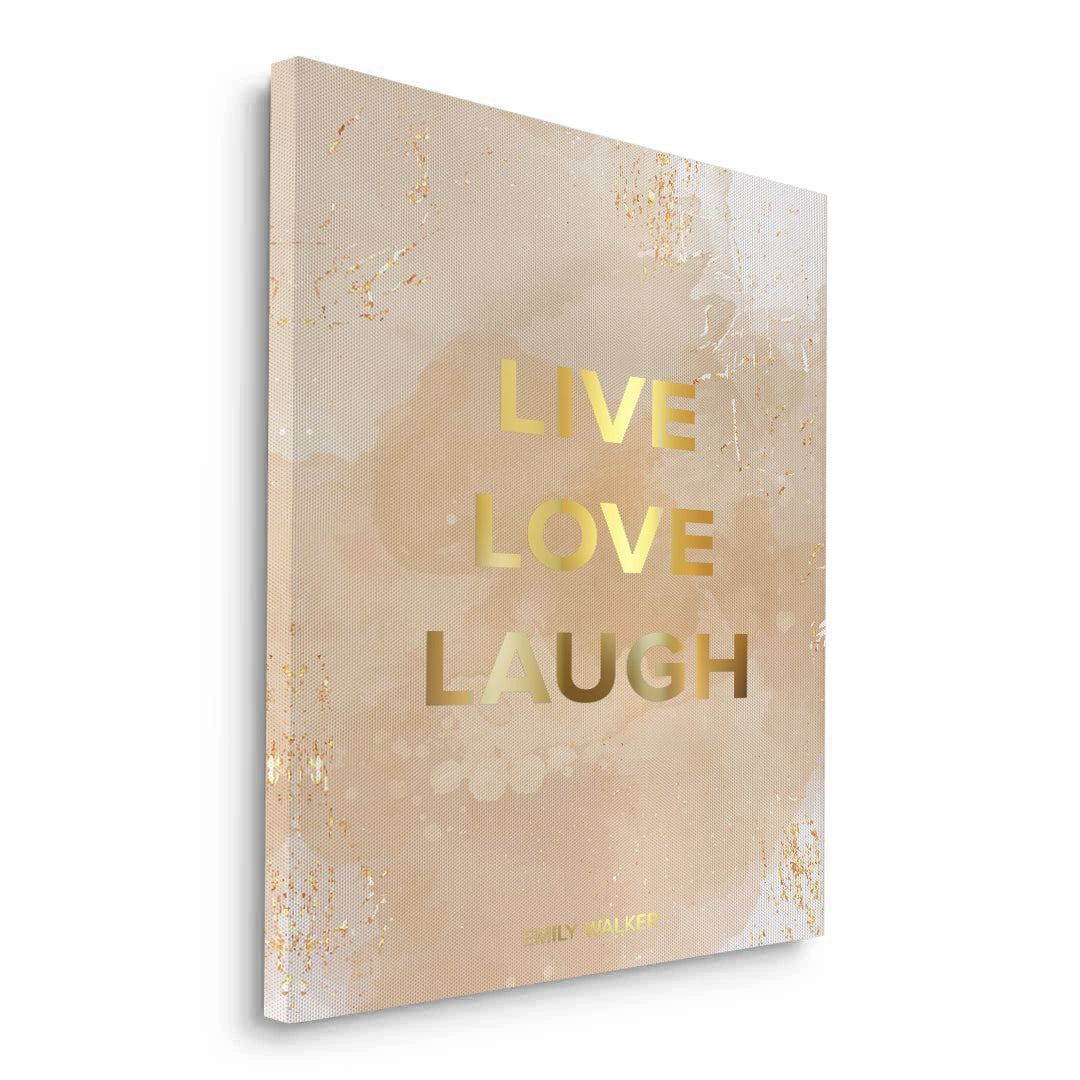 2Live Love Laugh - Canvas