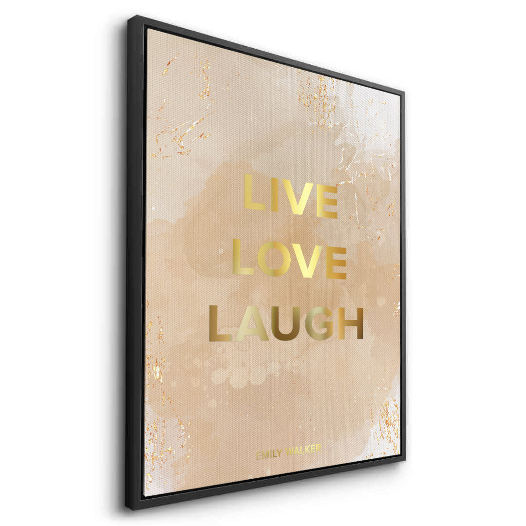 2Live Love Laugh - Canvas