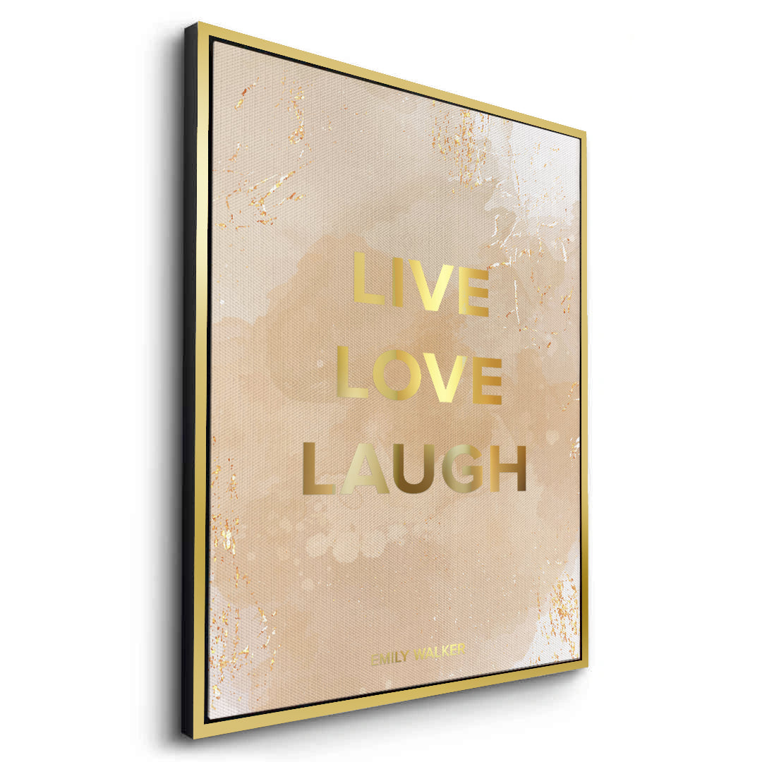 2Live Love Laugh - Canvas